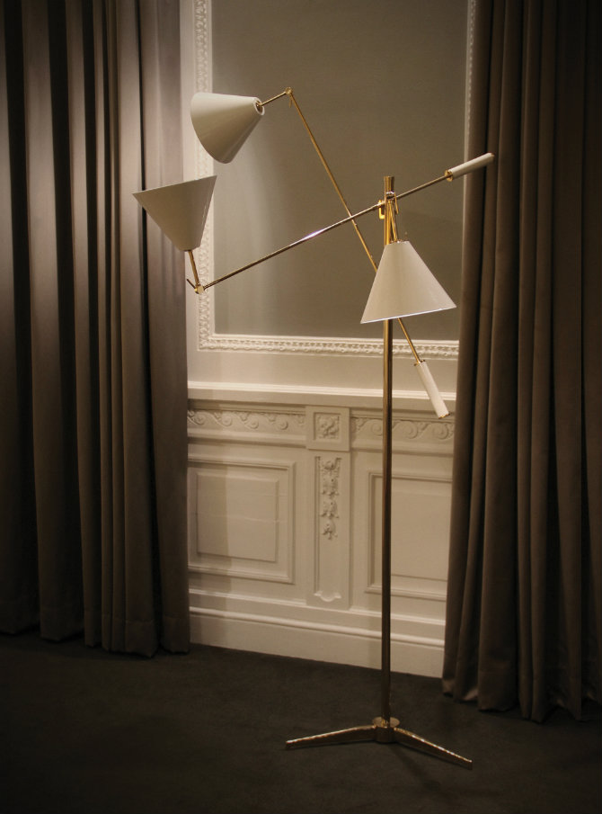 Mid-Century Modern floor lamps designed by DelightFULL sinatra Modern Floor Lamps