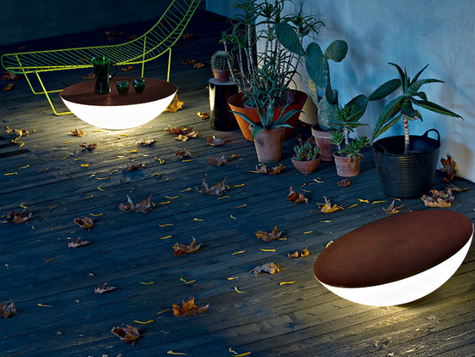 floor lamps to use in a deck or patio These Solar Floor Lamps
