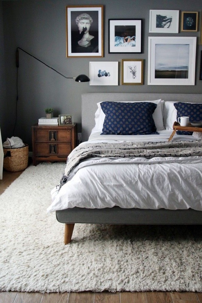 10 harmonious bedroom ideas with floorlamps that you’ll want to see Masculine & Modern but cozy