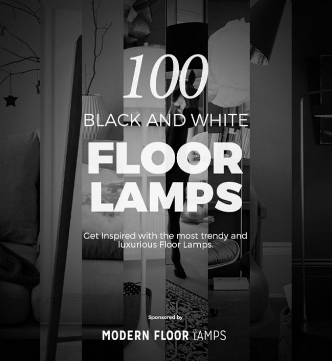 100 Black and White Floor Lamps NEW & FREE EBOOK (2)