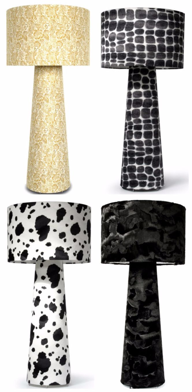 Excentric floor lamps designed by Marcel Wanders