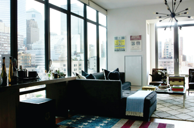 Sasha Bikoff Dreamy New York Interior Design with Modern Floor Lamps