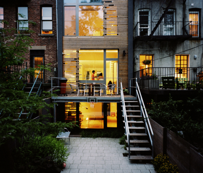 Scandinavian Brooklyn Home features a Strong Lighting Design Game