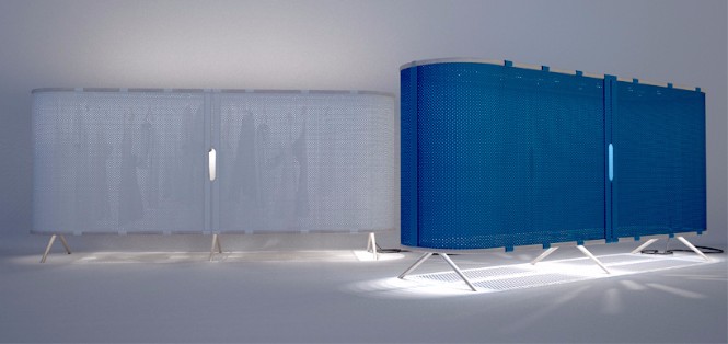 Hybrid Furniture Piece Combines a Wardrobe and a Floor Lamp 1