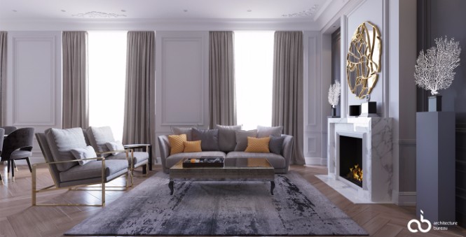 Luxurious Apartment with Stunning Lighting Designs & Modern Furniture