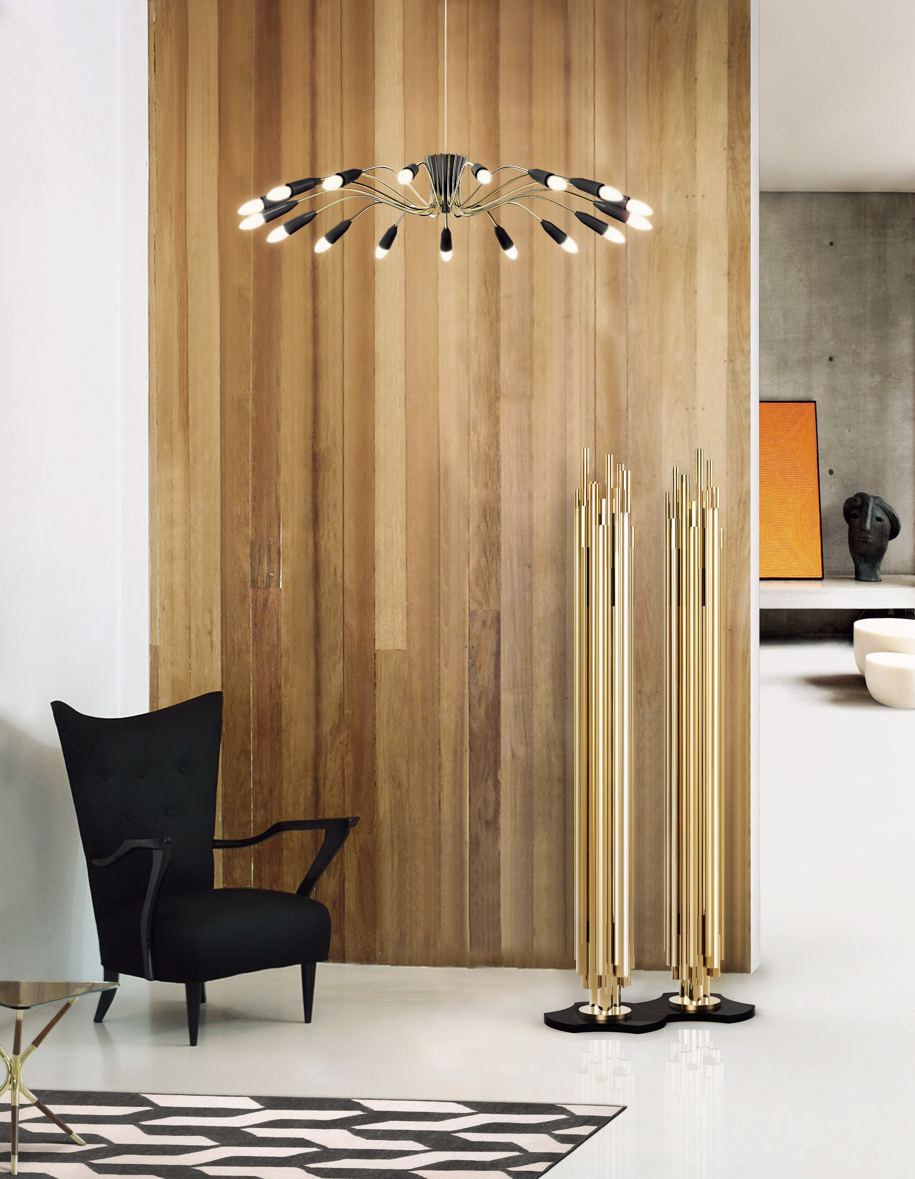 Golden Floor Lamps to Elevate Your Lighting Design This Spring (2)