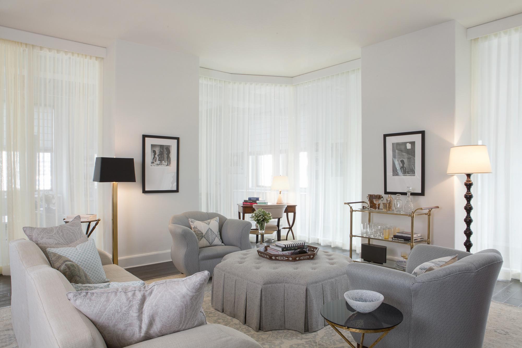 Luxury Floor Lamps Shining in Madison Square Park Tower 1