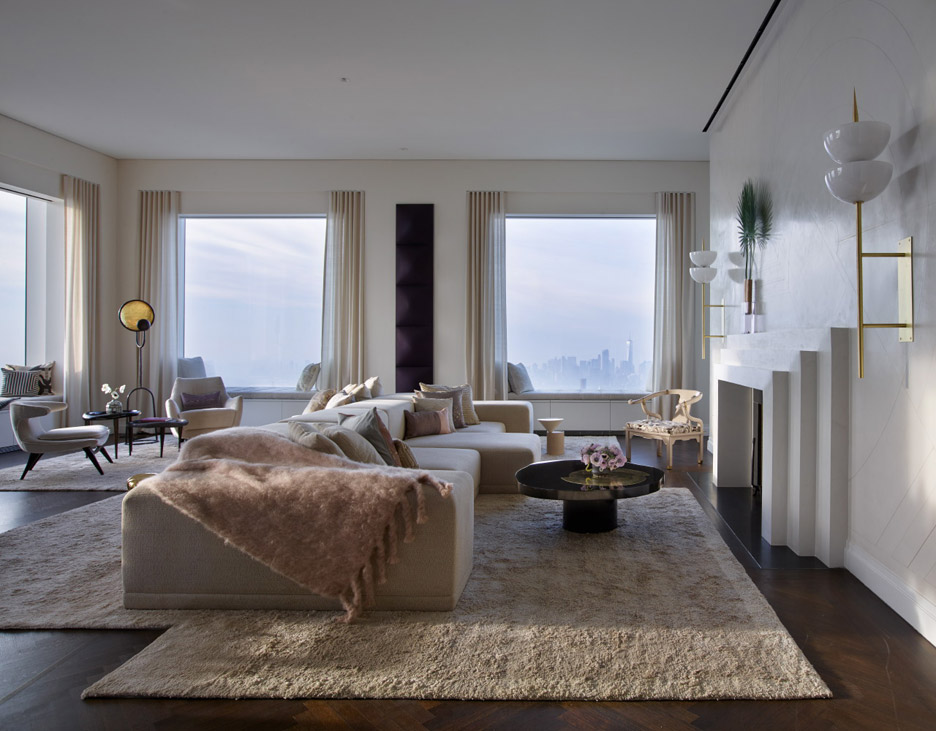 Penthouse Filled with Modern Floor Lamps in Manhattan 4
