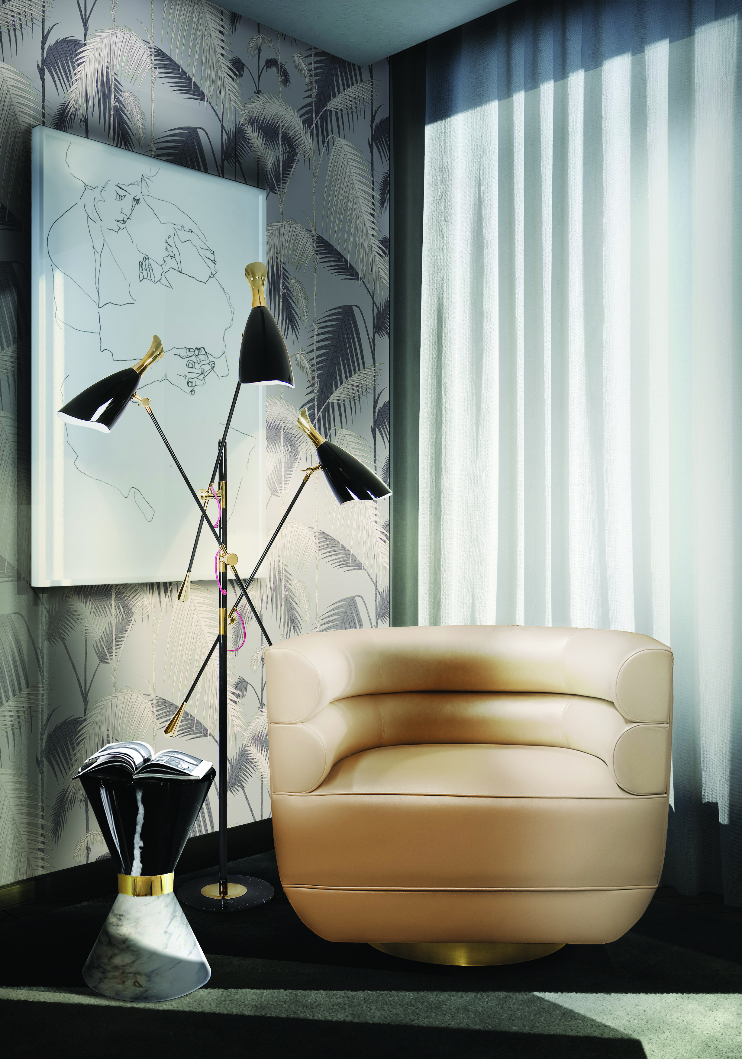 Black Floor Lamps That Will Shine in Your Mid-Century Modern Home 2