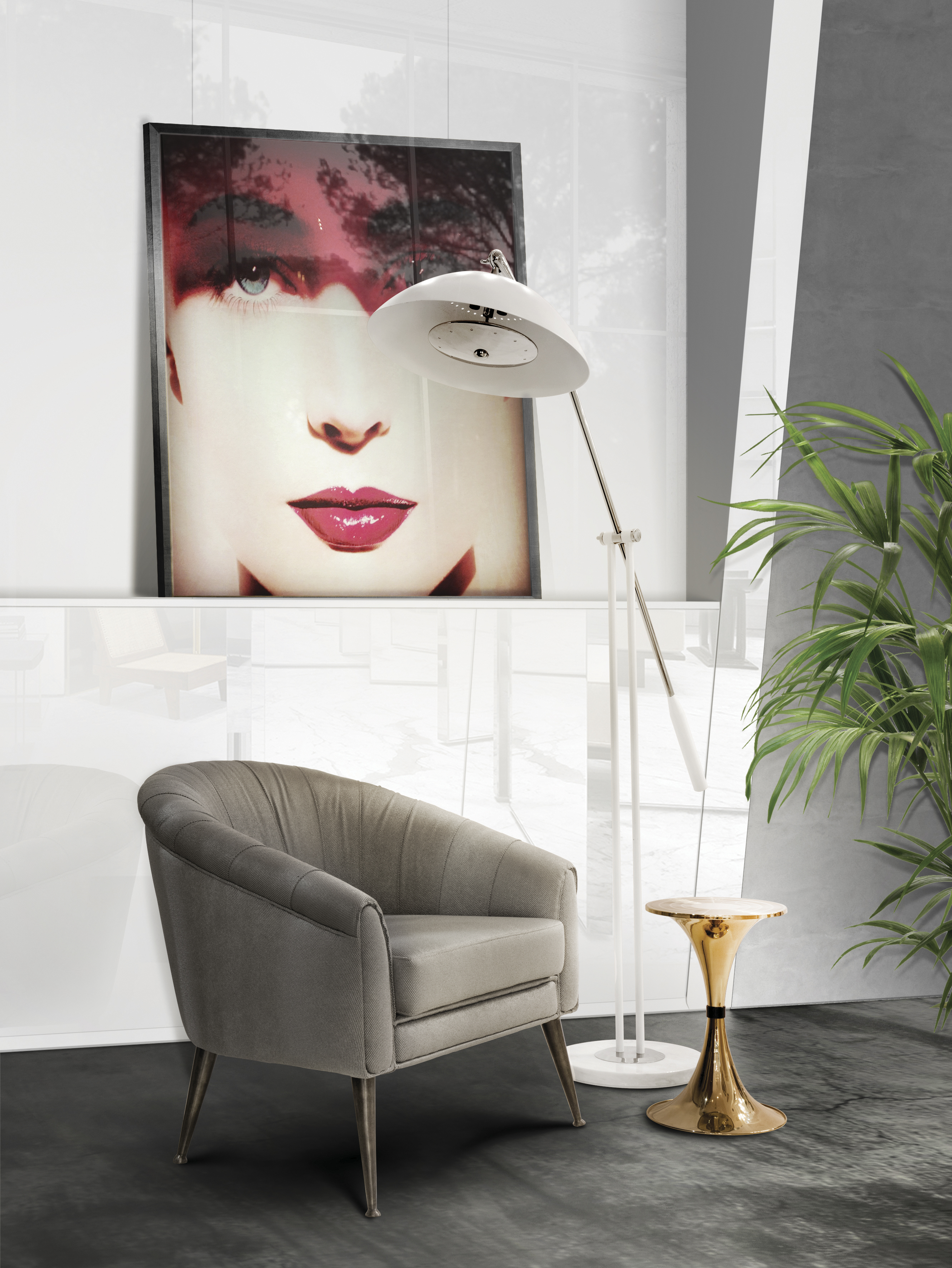 Mid-Century Modern Floor Lamps for Living Room Designs 1