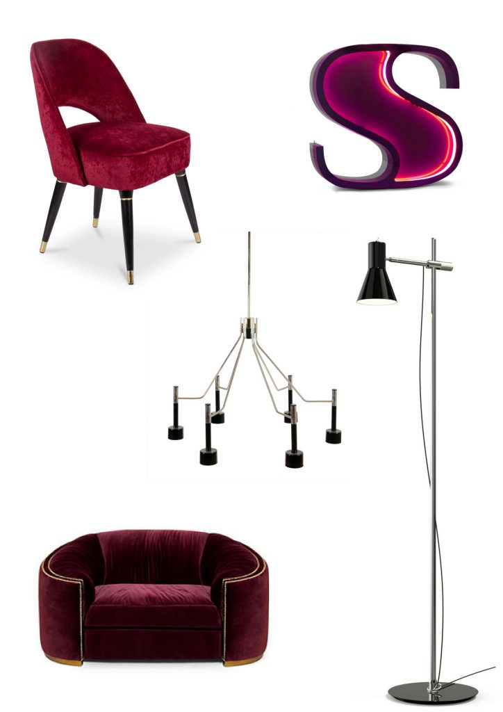 Mood Board Be Bold and Use Pink Shade in Your Modern Home Decor 4