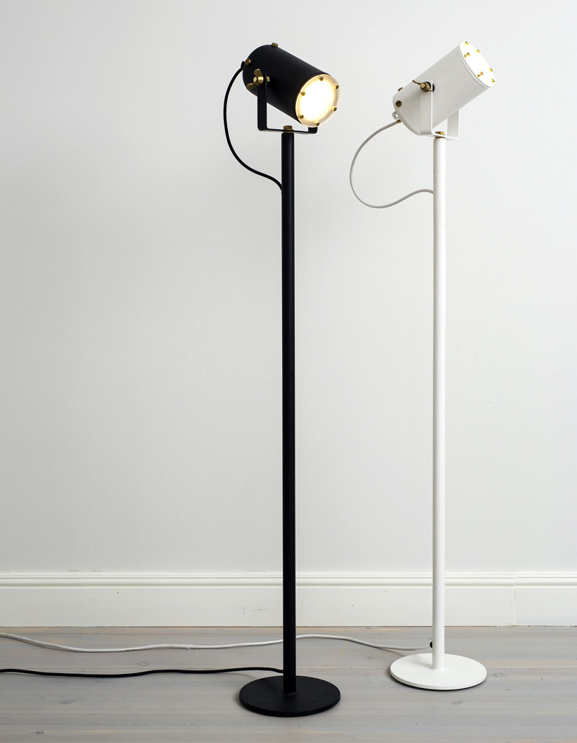 Floor Lamps Essentials Dazzling Copper Floor Lamps by Willem Heeffer