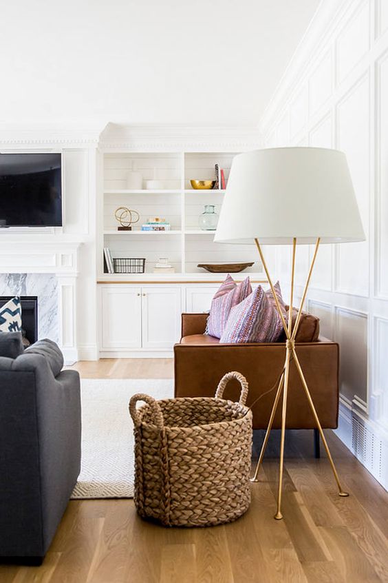 What's Hot On Pinterest Modern Floor Lamps For Your Living Room 2